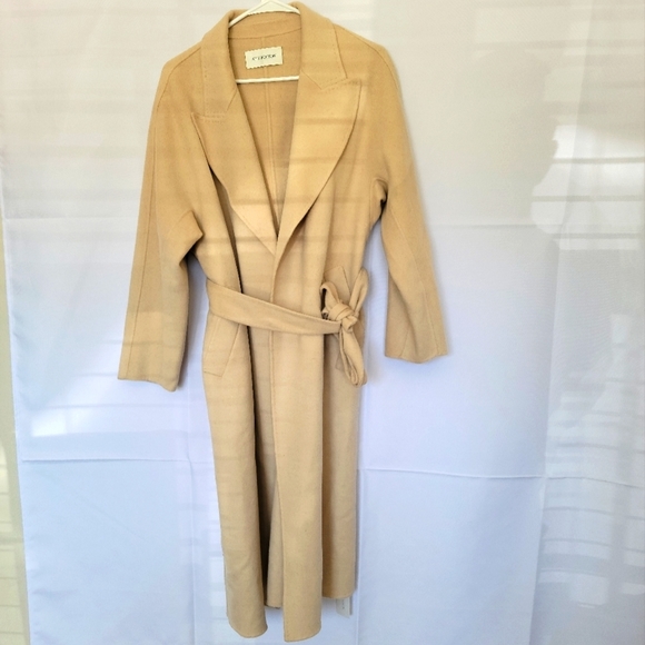 Jackets & Blazers - Silk Maisonette Wool Coat